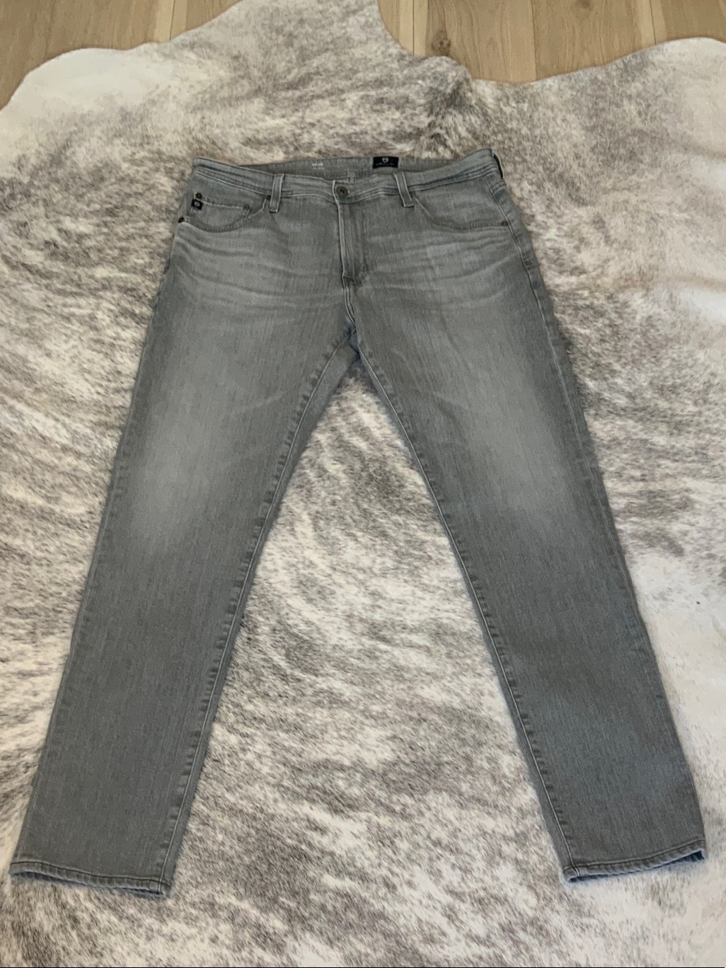 Ag Mens Slim Straight Jeans